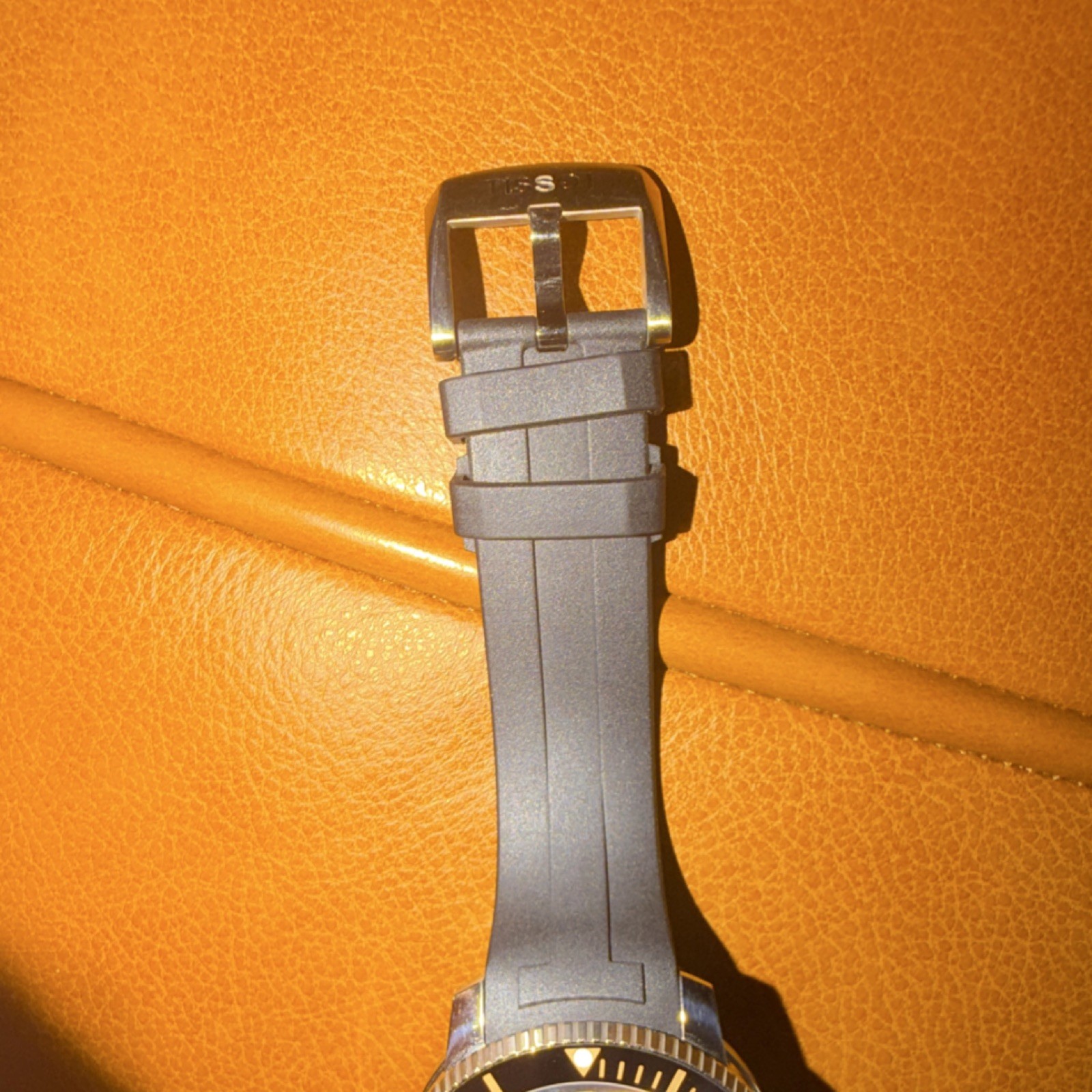 Tissot Seastar Automatic Diver 600m Sapphire Black Rubber w/ Box & Manual image 5