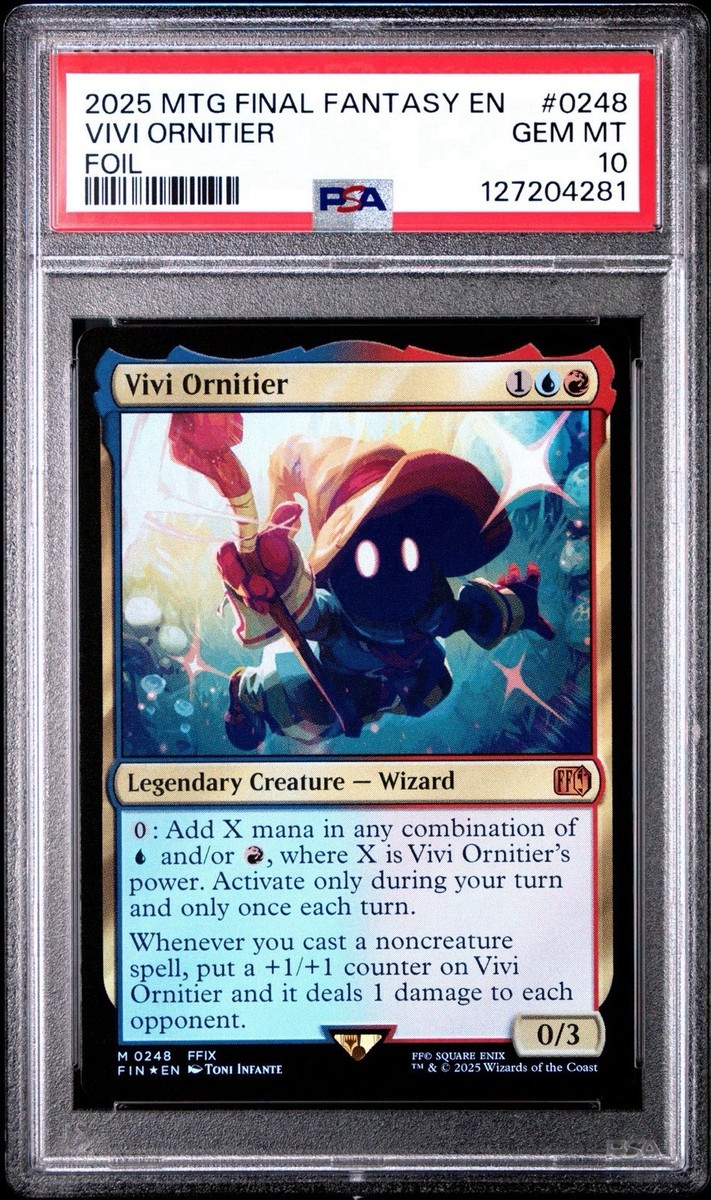 マジック：ザ・ギャザリング Vivi Ornitier 英語版　非foil PSA 10 MTG Final Fantasy VIVI ORNITIER Foil #0248 | eBay
