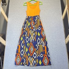 Colorful Sleeveless Maxi Dress Size M