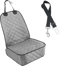 Dog Car Front Seat Cover with Side Flaps, Waterproof Scratch Proof Car Seat Pr
