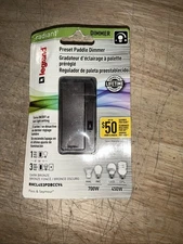 (NEW) LEGRAND RADIANT RHCL453PDBCCV4 450W / 700W BRONZE PRESET PADDLE DIMMER