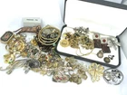 Estate Vintage Costume Jewelry Lot Pins Charms Necklaces Bracelets Earrings