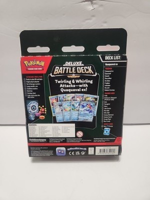 Pokmon TCG Deluxe Battle Deck Quaquaval EX W/ Radiant Greninja NEW/SEALED  | eBay