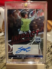SAL STEWART 2023 Panini Elite Extra Edition ROOKIE AUTO Reds!