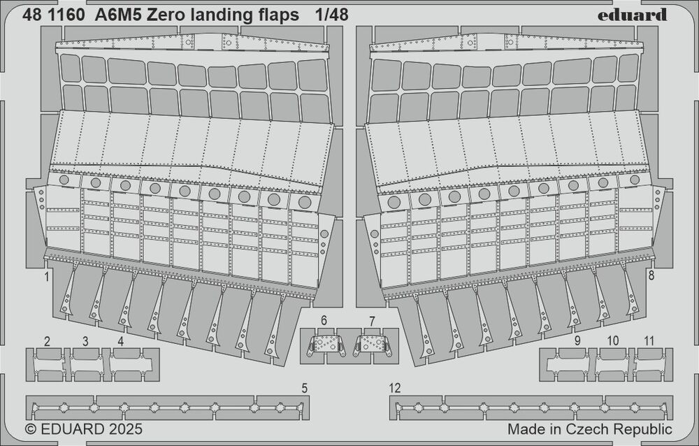 Eduard Accessories 481160 - 1:48 A6M5 Zero Landing Flaps Fine Molds - New