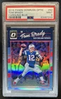 2016 Panini Donruss Optic Tom Brady Carolina Blue #/50 Patriots PSA 9