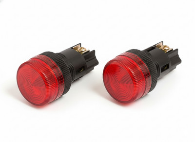 NPL-22 ATI Red LED Pilot Indicator Light 22mm 220V AC Replaceable Lamp (2PCS)
