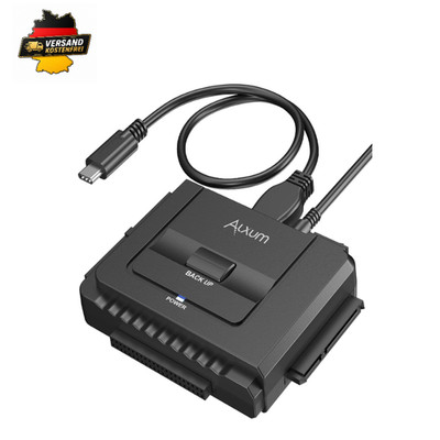 Alxum IDE SATA zu USB-C Adapter 5Gbps 2 5 3 5 Zoll
