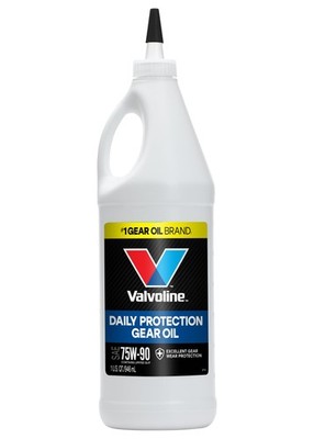 Valvoline Daily Protection 75W-90 Gear Oil 1 Quart 1 QT, Gold 