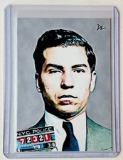 Charles 'Lucky' Luciano Limited Edition Artist Signed Mugshot Trading Card 2/10