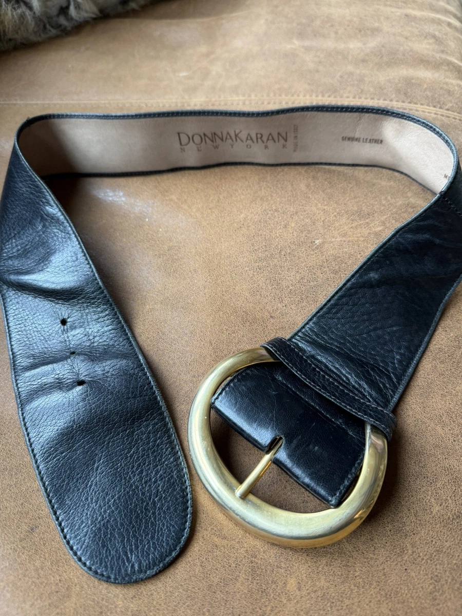 Donna Karan Leather Black Belts for Women for sale | eBay display picture 3