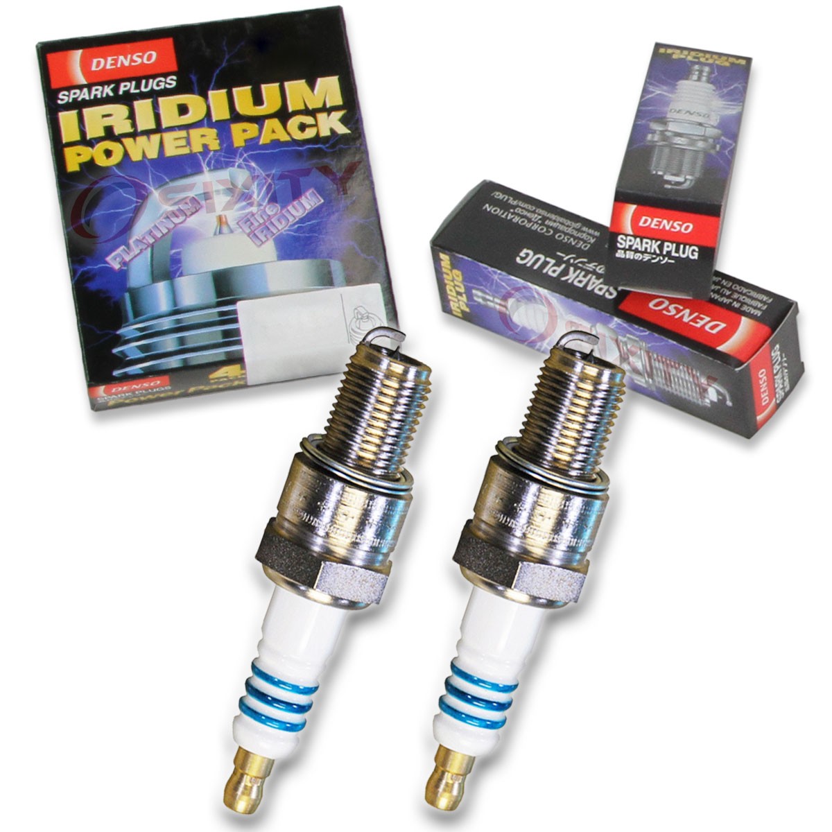 2 pc Denso Iridium Power Spark Plug for Ski-Doo Touring 500 LC 2000 Tune Up jp