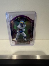 2020 Panini Select JORDAN FULLER RC CONCOURSE PURPLE DIE CUT #75 Rams FALCONS