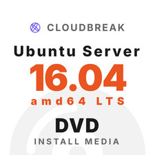 Ubuntu Server 16.04 amd64 LTS Bootable/Live Install DVD NEW