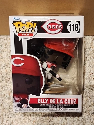 Elly De La Cruz #118 Funko POP MLB Cincinnati Reds Brand New In Box