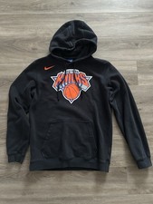 NBA New York Knicks Nike Men  s Medium Black Hoodie Pullover Finals