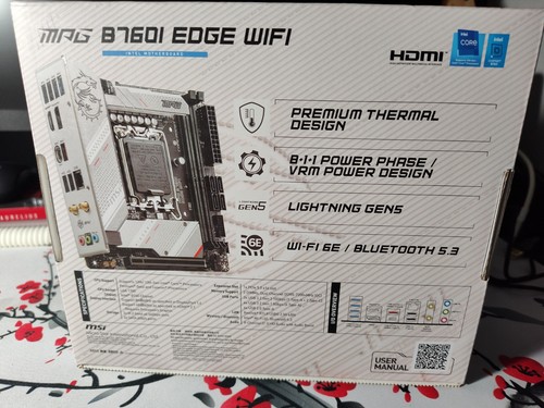 Motherboard CPU Combo i7-14700t MSI B760I EDGE WIFI 32GB DDR5 5600 CL28 GSKILL - Picture 3 of 13