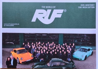 RUF Porsche Rodeo + CTR3 Evo 2025 - Prospekt Brochure - 8 Seiten