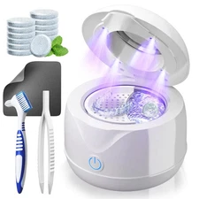 Ultrasonic Retainer Cleaner machine with and Brush Kit-UV Cleaner