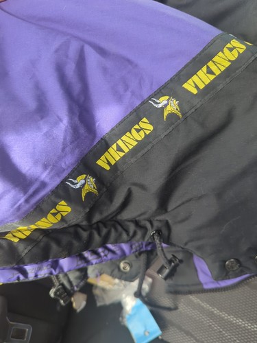 Minnesota Vikings Pro Player NFL 1994 75th Puffer Coat Jacket Large Vintage - Picture 9 of 11