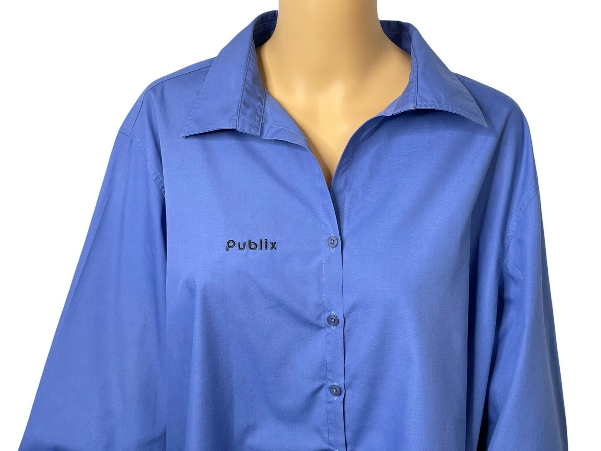 publix dress shirts Publix Serves Women's Long Sleeve Twill Shirt