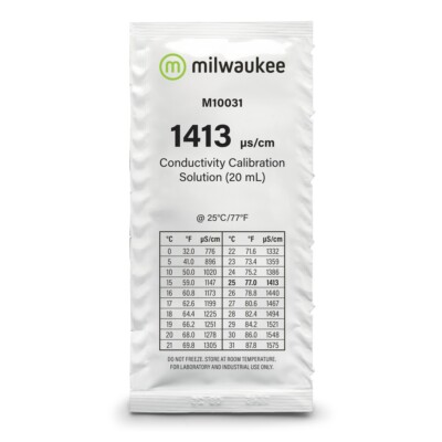 3X 20ml 1413 us/cm EC Conductivity Solution milwaukee/m10031