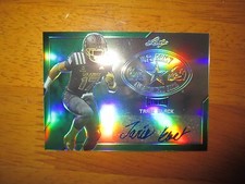 TARIK BLACK Michigan 2017 Leaf Army All-American GREEN Metal Autograph #6/10