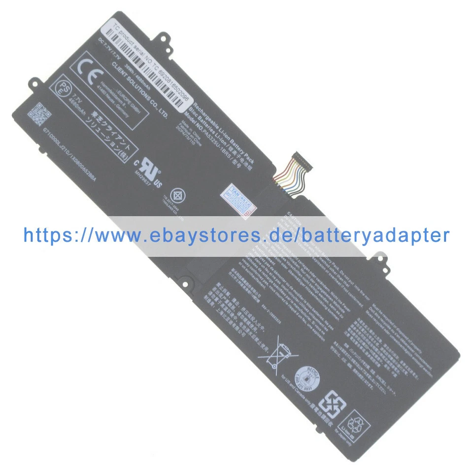 Original new PA5325U-1BRS battery for Toshiba Portege X30T-E X30T-E-1DP - Image 2 of 4