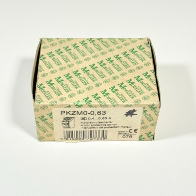 Moeller PKZM0-0.63 0.4-0.63A Motorschutz - Neu & Originalverpackt