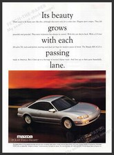 Mazda MX-6 LS 1990s Print Advertisement 1994 Sunset Driving Road