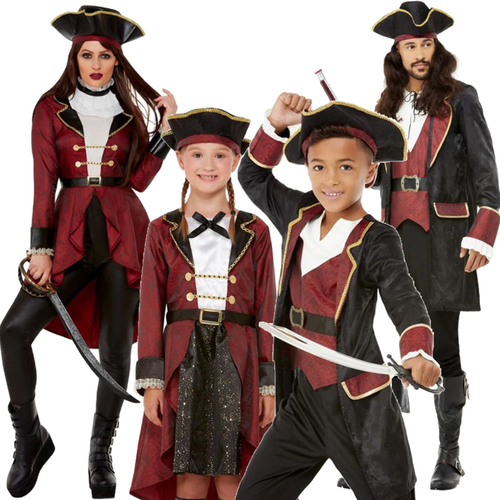6 Pcs Costume Cosplay Da Festa Dei Pirati Costumi Per Bambini Di