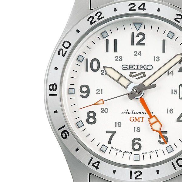 SEIKO 5 Sports SBSC009 Field GMT Sports Style Automatic Mens Watch