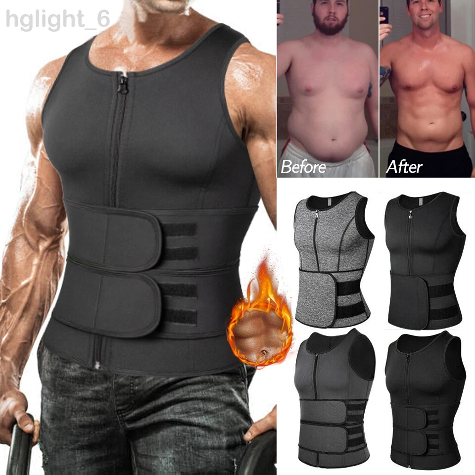 Fajas Para Adelgazar Reductoras Abdomen Faja De Ejercicio Hombre Waist  Trainers