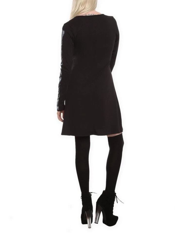 Hot Topic Adolescente Fugitivo Jaula Costilla Vestido Manga Larga Talla XS Disfraz de Halloween Foto 2 de 4