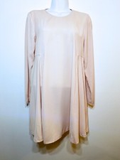NEW ZARA Pink WOMAN Zara ballet swing dress with Round Neck S E99