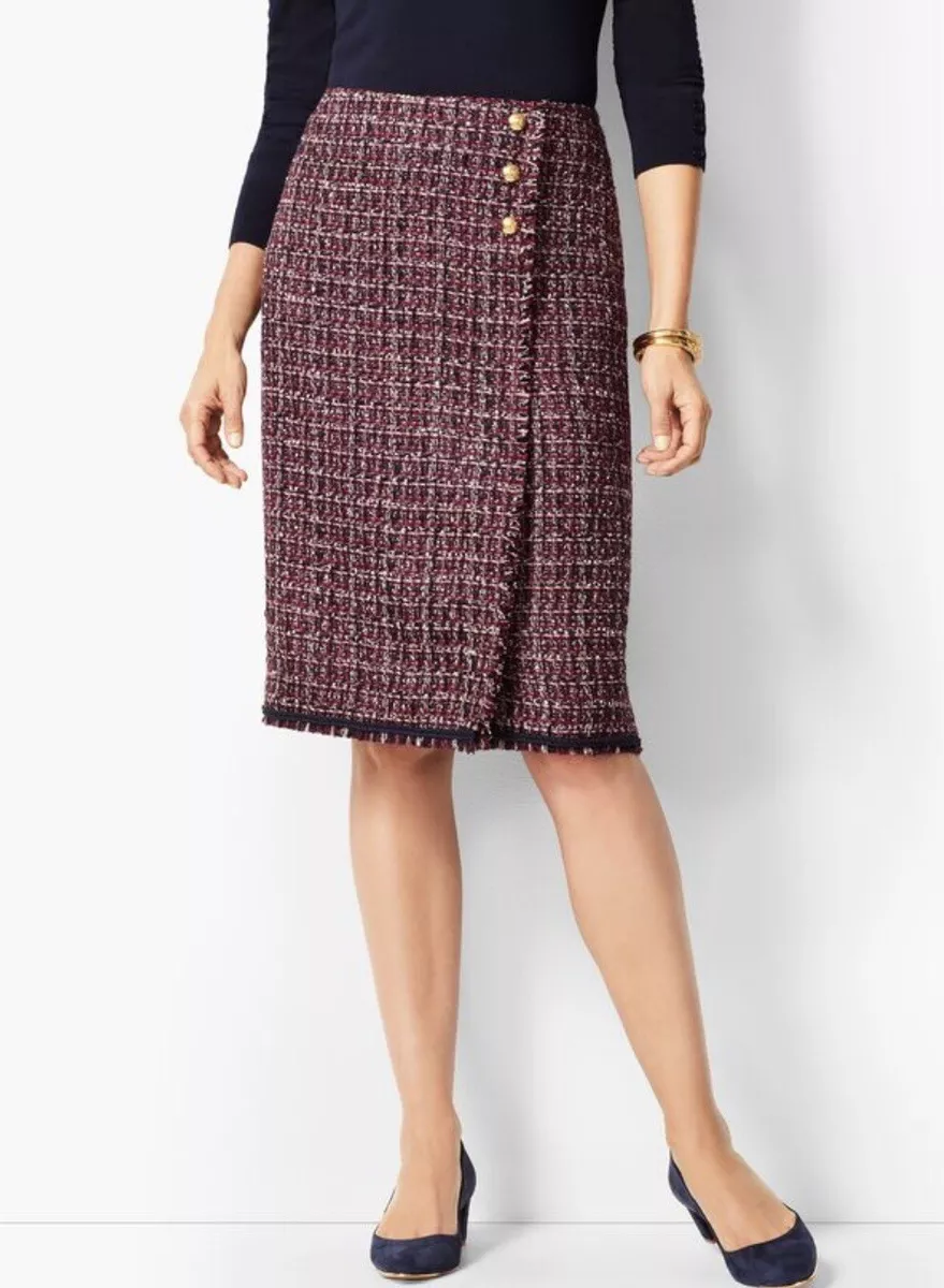 Tweed pencil top skirt ebay