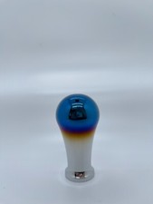 Tear Drop Titanium Burnt Style Mid Size 3 Inch Shift Knob Acp Performance Heavy
