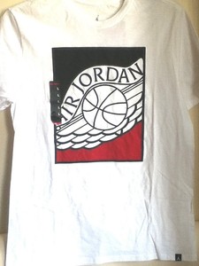 nike jordan white t shirt