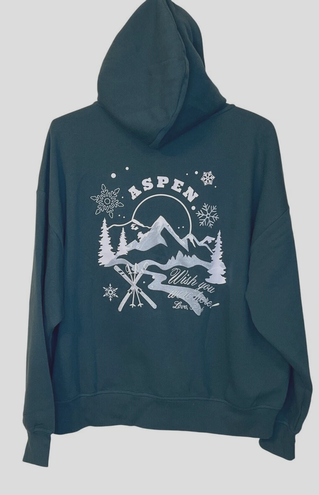 UNDERCOVER Felpa con cappuccio e zip intera Victoria's Secret rosa LOVE ASPEN edera pile campus