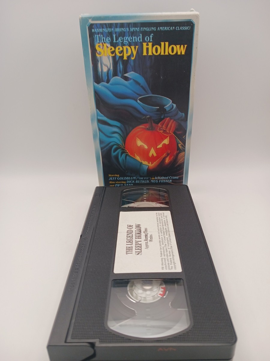 VHS The Legend of Sleepy Hollow Jeff Goldblum Dick Butkus Meg