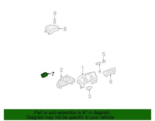 Genuine GM 2007-2017 GMC Acadia Limited Acadia Ebony Headlamp Switch 22899574 - Изображение 4 из 4