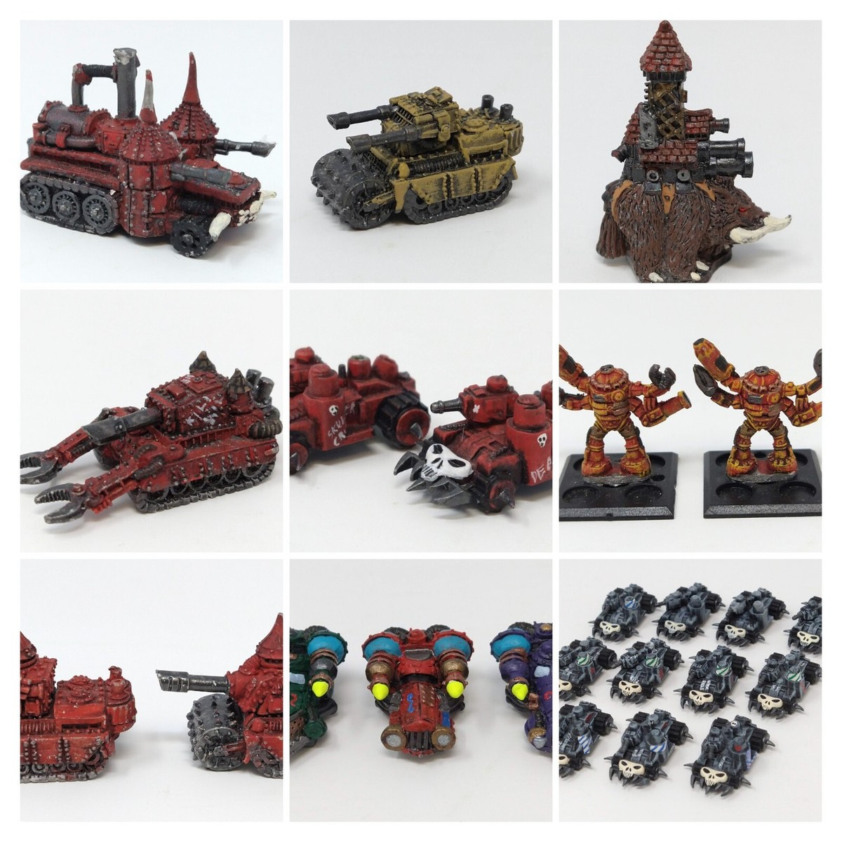 MULTI-LISTING Warhammer EPIC 40k Ork Faction CUSTOM PAINTED GAMES