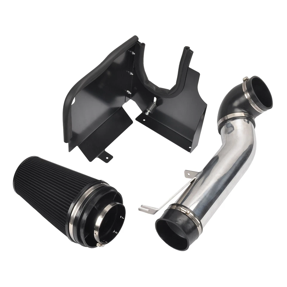 4''COLD AIR INTAKE+EXHAUST MANIFOLDS KITS FOR 99-06 CHEVY/GMC GMT800 SILVERADO - Image 4 of 4