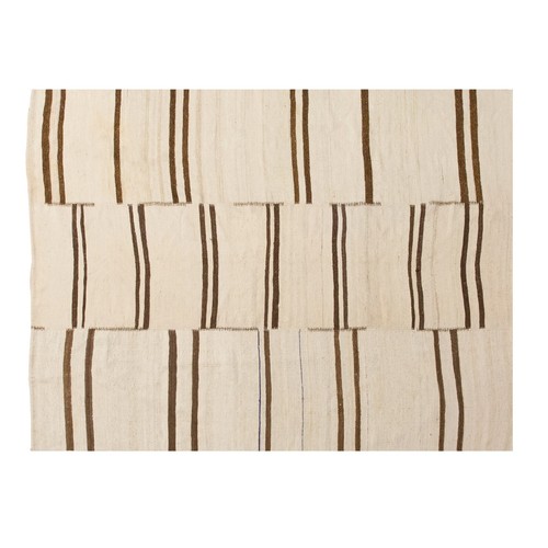 5'11 x 7'7 ft Striped Kilim Rug,Vintage Minimal Kilim Rug,Turkish Kilim Rug