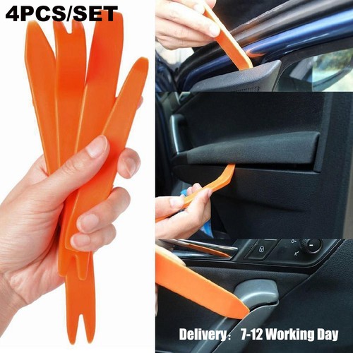 4pcs/set Car Removal Plastic Pry Tools Pry Bar Auto Door Pry Dash