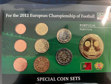 Kursm&uuml;nzensatz plus Medaille - Portugal - Fu&szlig;ball-EM 2012