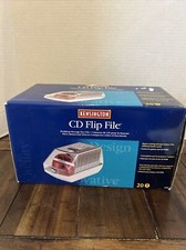 hc/ Kensington CD/DVD Flip File Storage Index Holder Organizer Case New