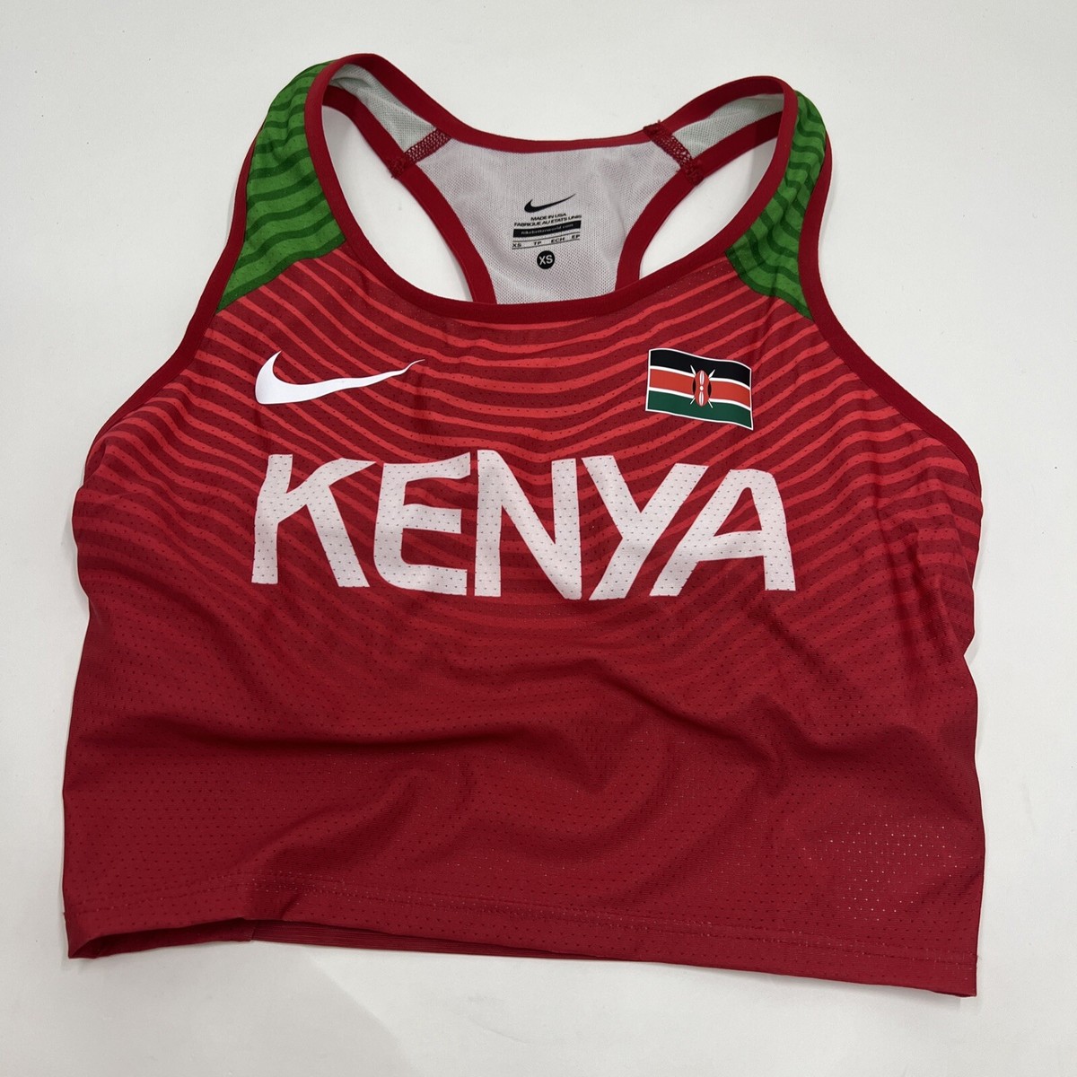 nike pro elite kenya ケニア singlet xs Nike Pro Elite Kenya Olympic Track and Field Singlet