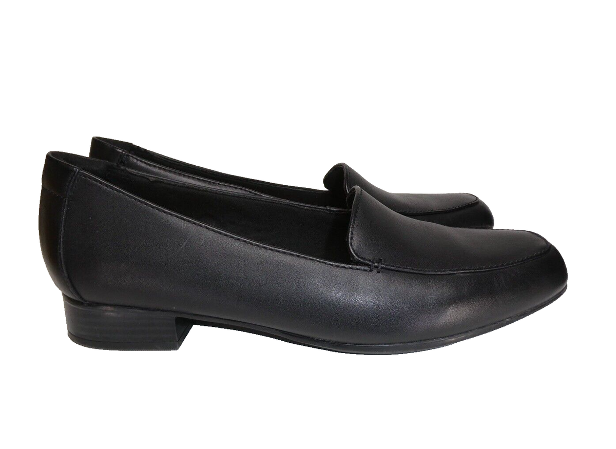 【美品】Clarks 本革 コインローファー 厚底 22862 27cm Clarks クラークス 厚底 ローファー レディース ステイソエッジ