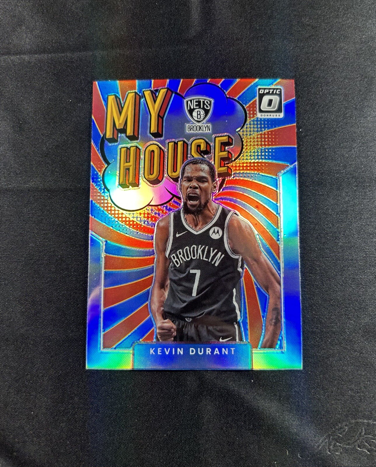 KEVIN DURANT 🔥MY HOUSE 2021-2022 Optic  Purple Holo Prizm 5 Brooklyn Nets
